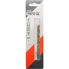 YATO Burghiu pentru metal HSS-TiN, diametru 5.5 mm..